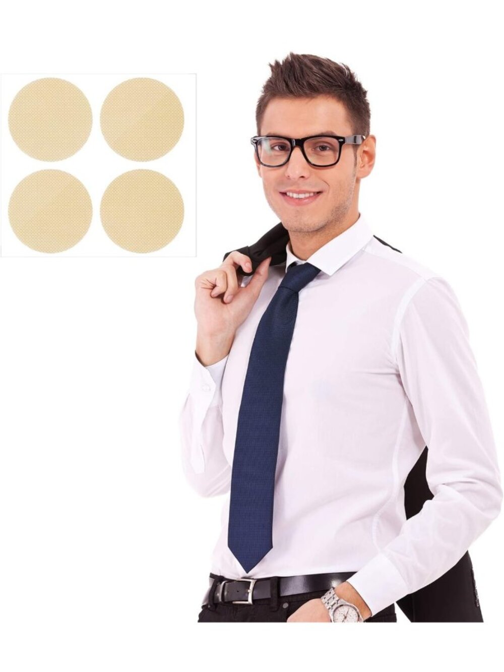 200 Pcs Nipple Covers for Men - Anti-Chafing Tape Guard Pasties for Sports - Picture 5 of 6